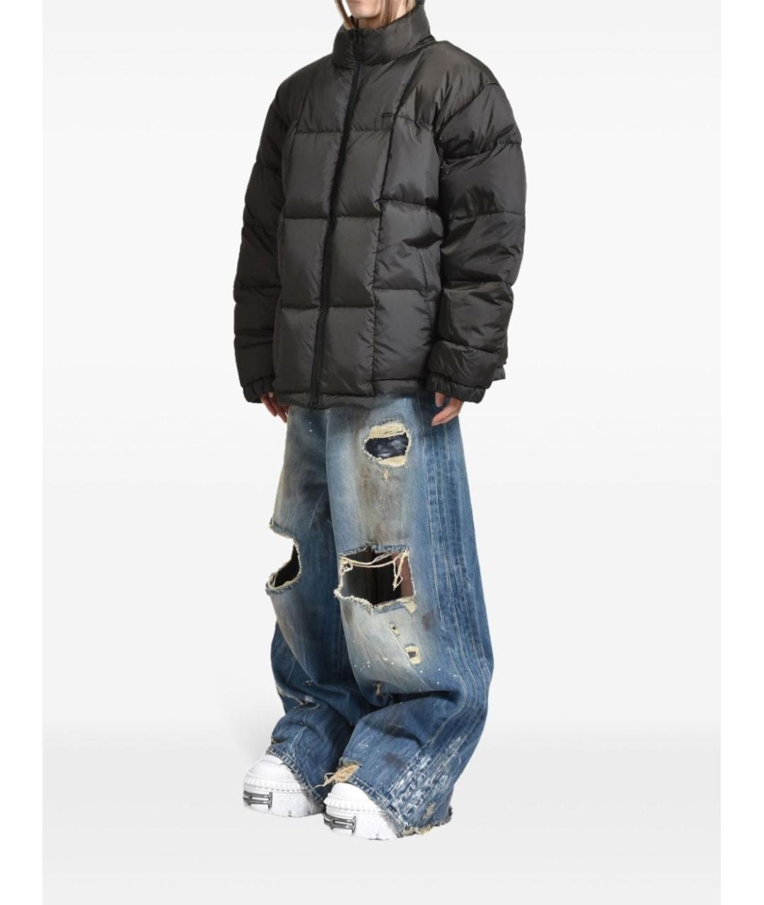 VETEMENTS Коричневый полиэстеровый пуховик, фото 6
