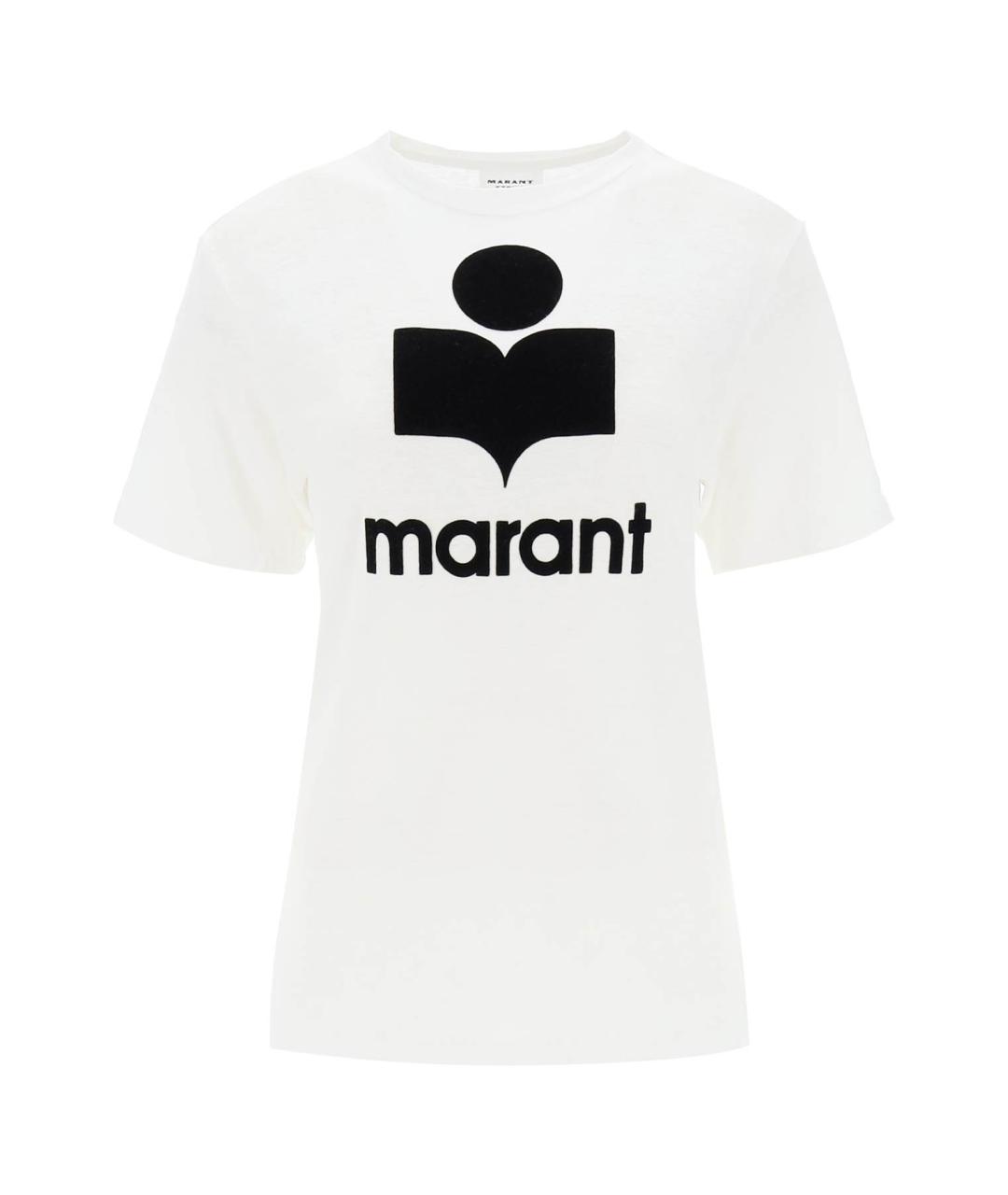 ISABEL MARANT Белая полиэстеровая футболка, фото 1