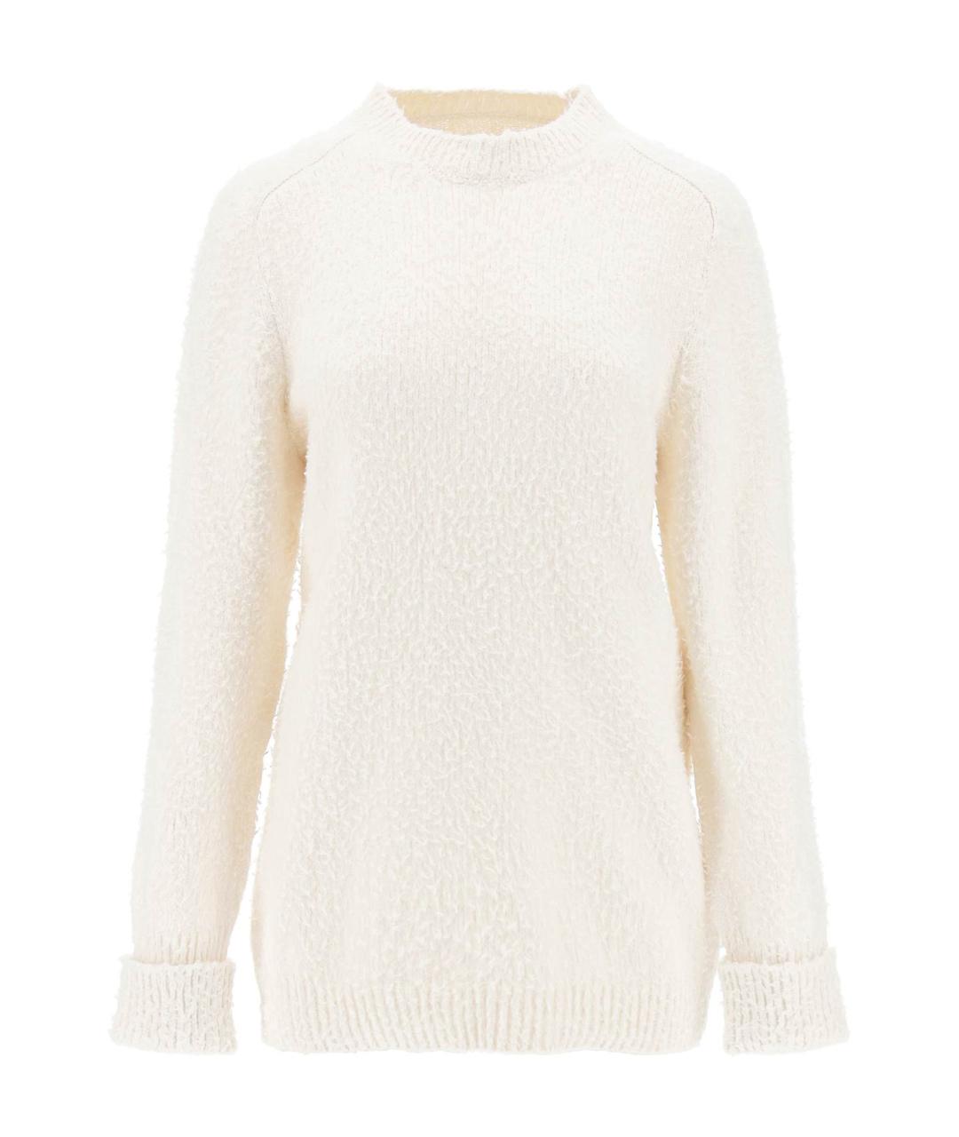 MAISON MARGIELA Бежевый хлопковый джемпер / свитер, фото 1