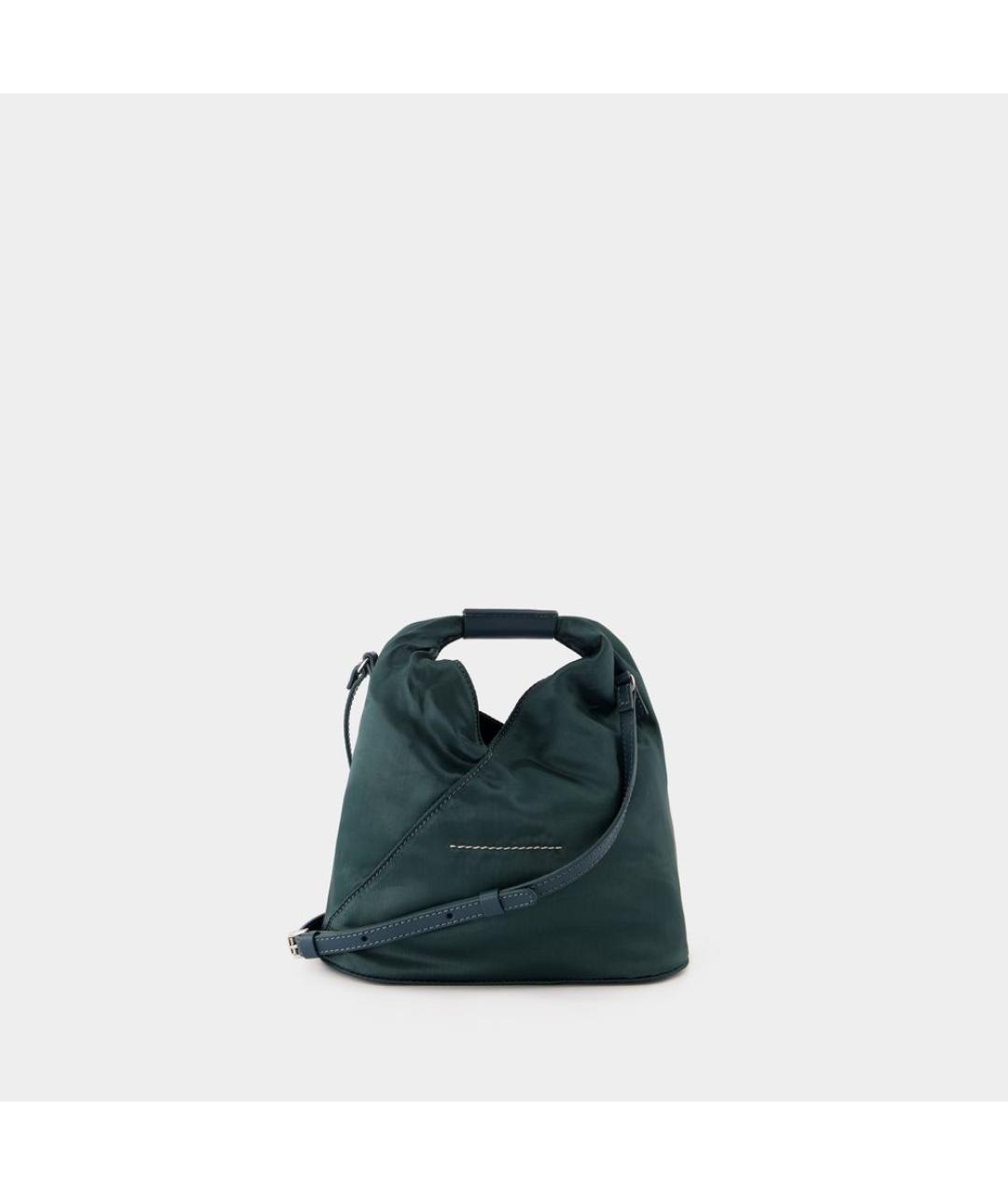 MM6 MAISON MARGIELA Зеленая синтетическая сумка с короткими ручками, фото 3
