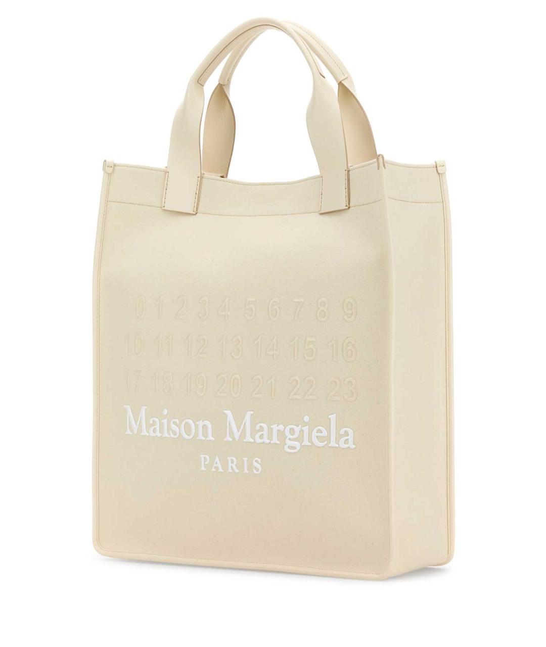 MAISON MARGIELA Бежевая сумка тоут, фото 2