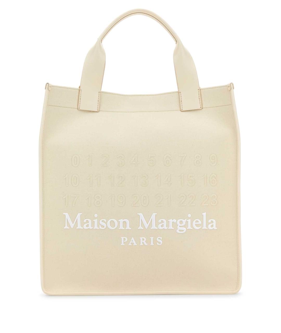 MAISON MARGIELA Бежевая сумка тоут, фото 1