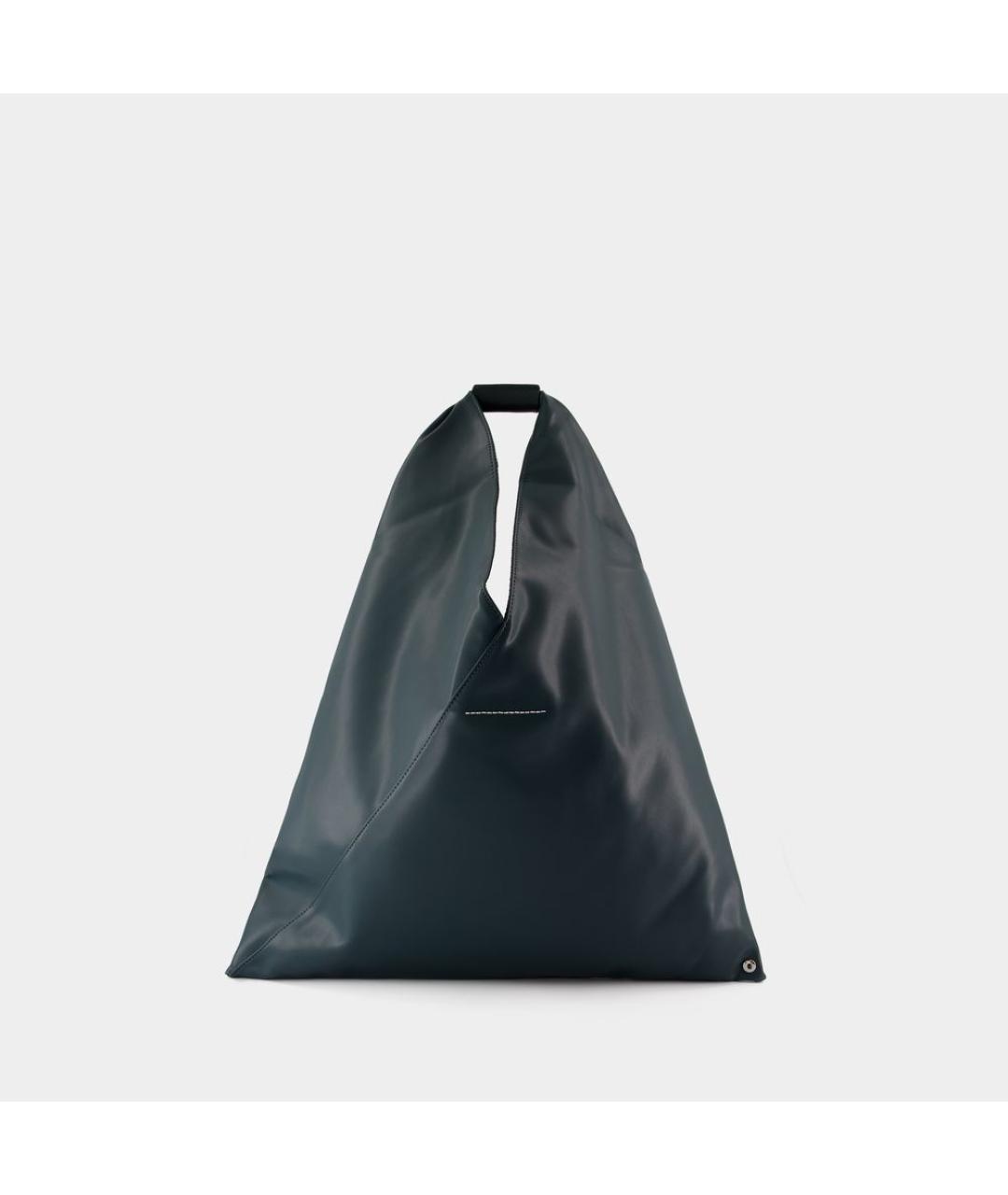 MM6 MAISON MARGIELA Зеленая синтетическая сумка с короткими ручками, фото 3