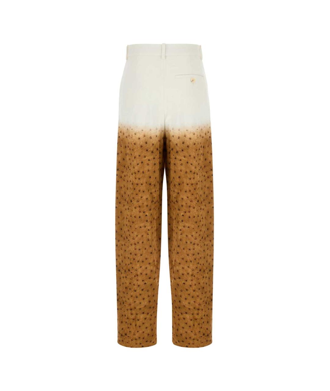 LOEWE Мульти вискозные прямые брюки, фото 2