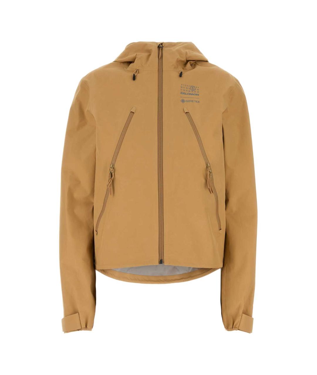 MM6 MAISON MARGIELA Бежевая полиэстеровая куртка, фото 1