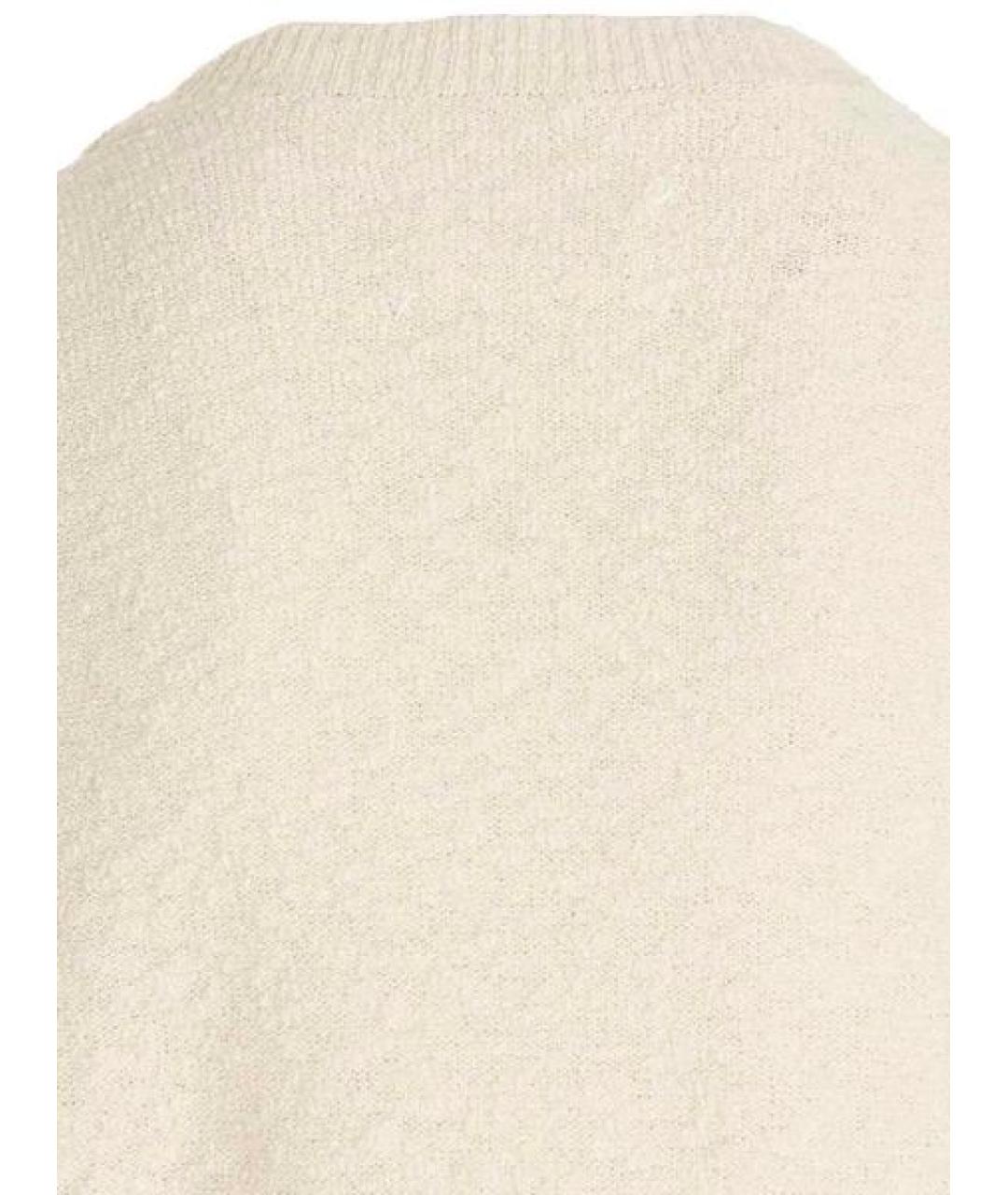 MAISON MARGIELA Бежевый хлопковый джемпер / свитер, фото 4