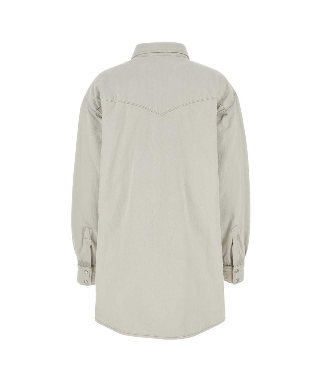 MAISON MARGIELA Серая хлопковая рубашка, фото 2
