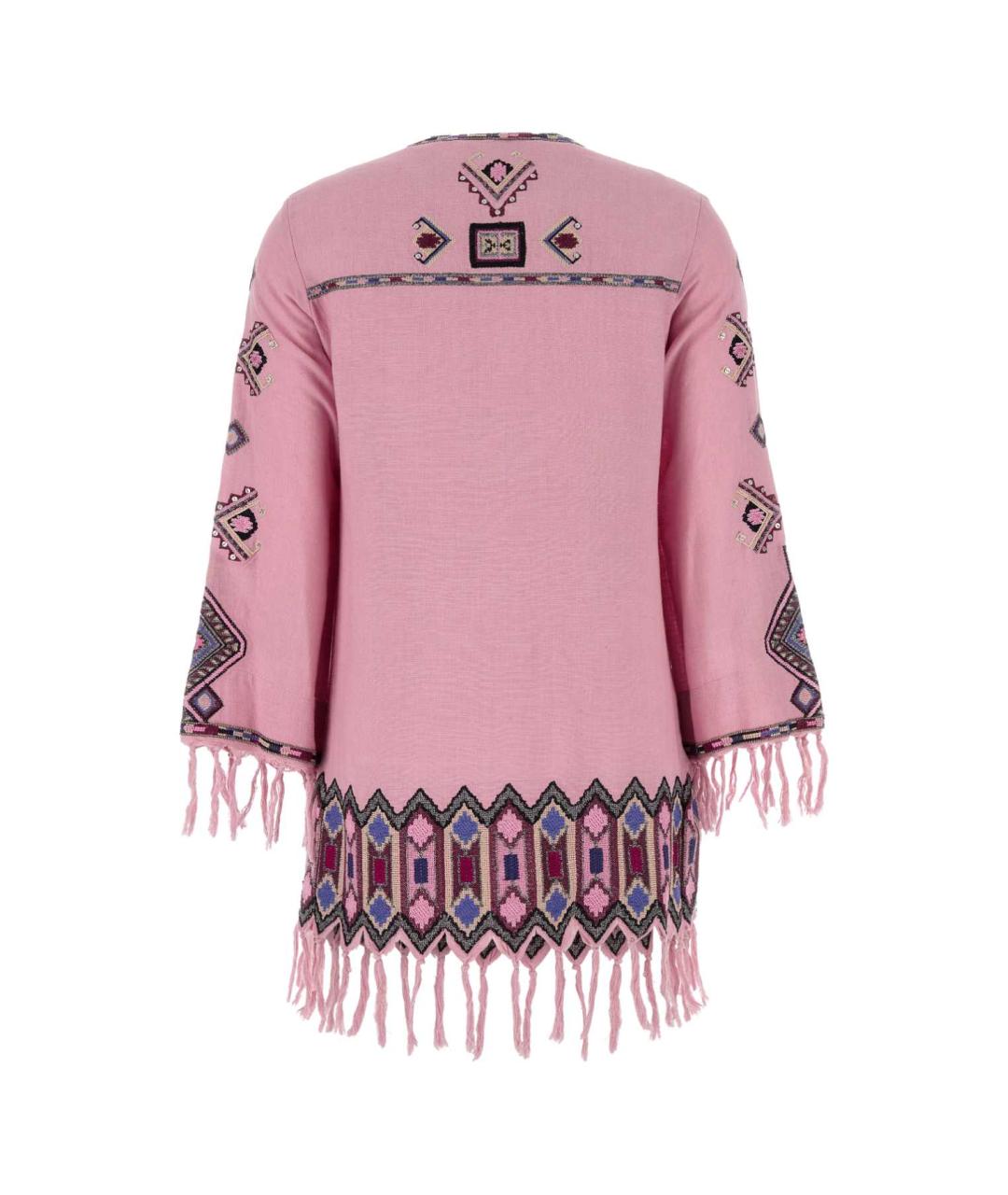 ISABEL MARANT Розовое шелковое повседневное платье, фото 2