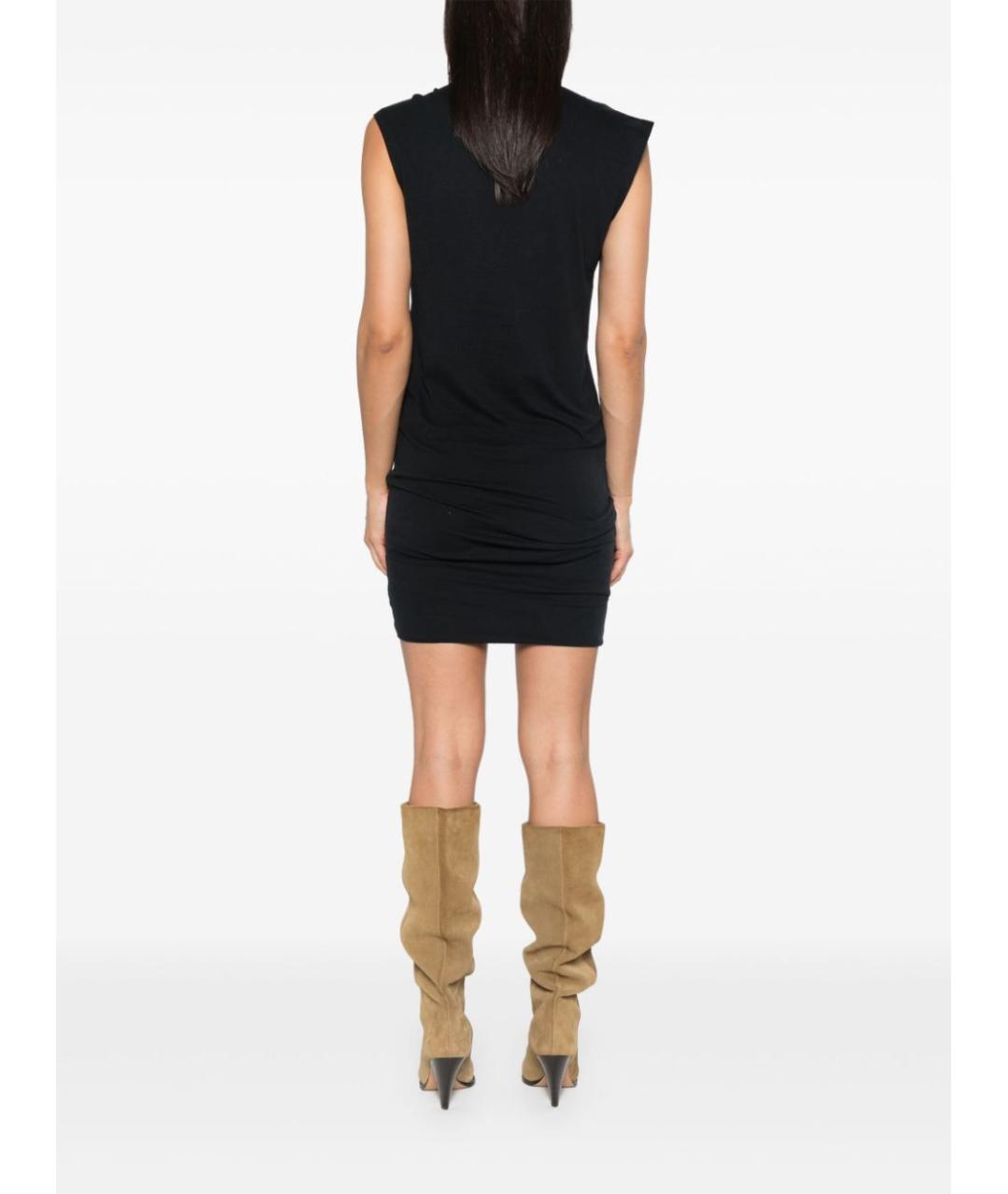 ISABEL MARANT Черное хлопковое повседневное платье, фото 4