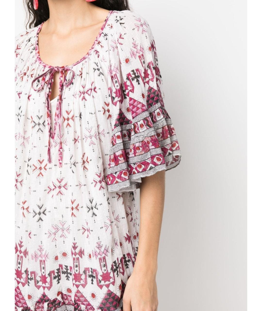 ISABEL MARANT Мульти хлопковое повседневное платье, фото 5