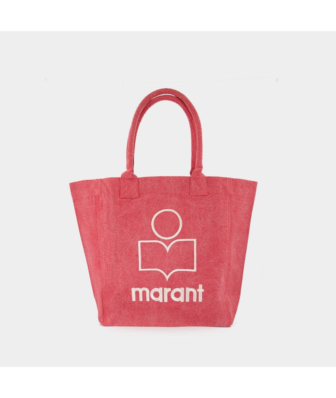ISABEL MARANT Розовая деним сумка тоут, фото 5