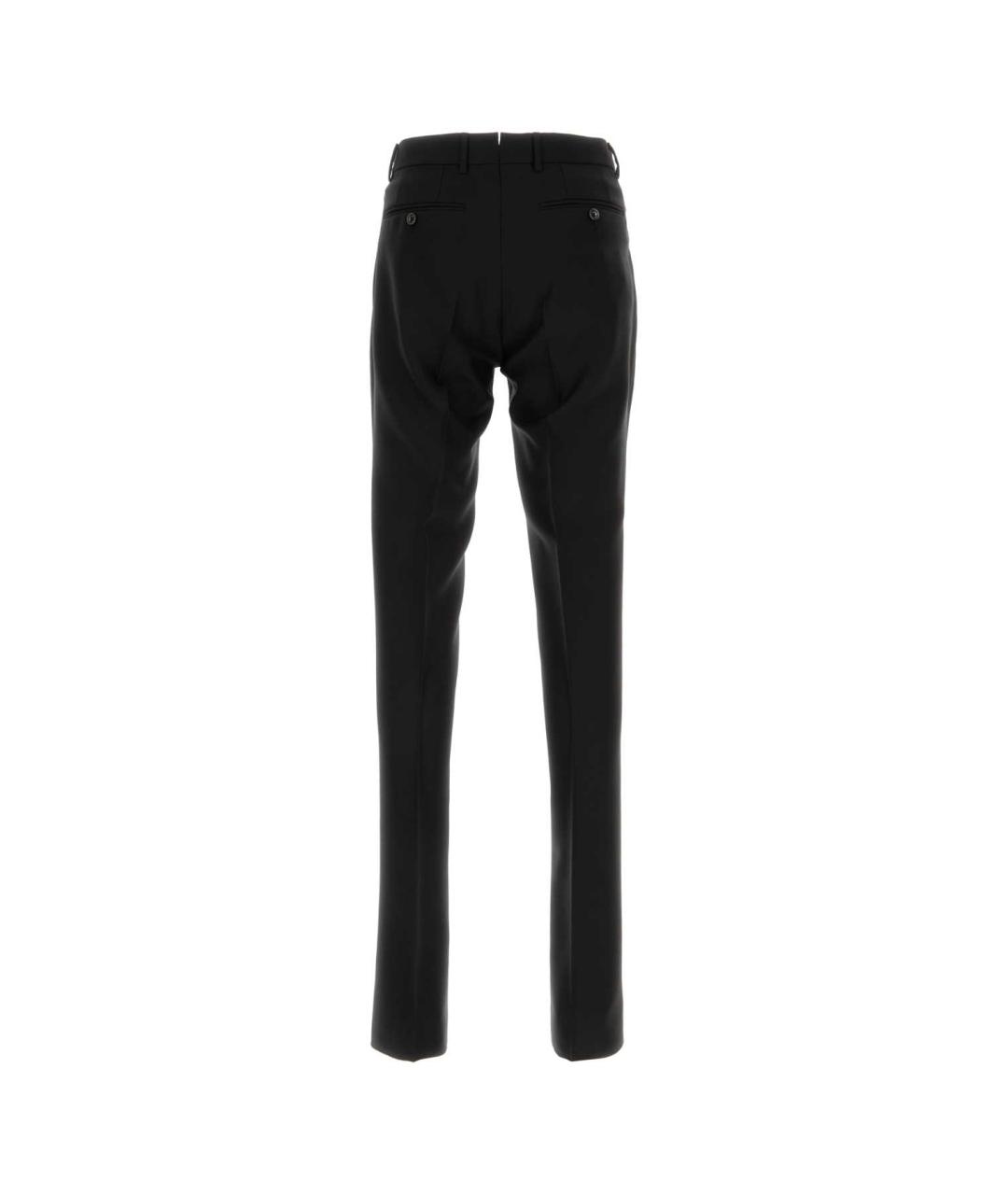 TOM FORD Черные шерстяные прямые брюки, фото 2