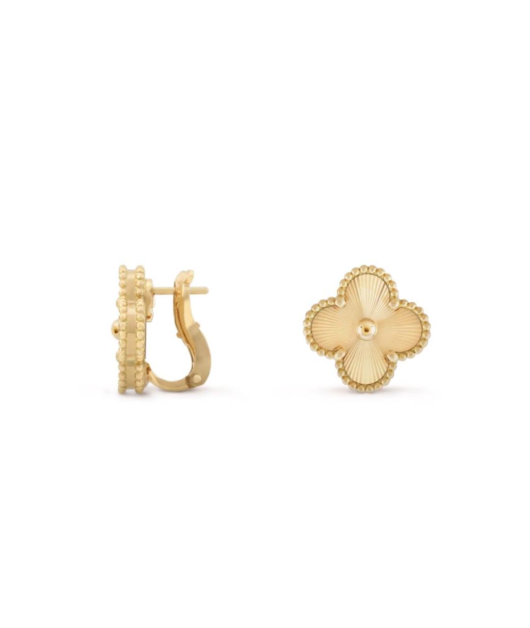 VAN CLEEF & ARPELS Золотые серьги из желтого золота, фото 3