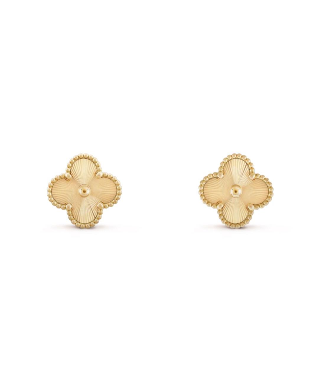 VAN CLEEF & ARPELS Золотые серьги из желтого золота, фото 4