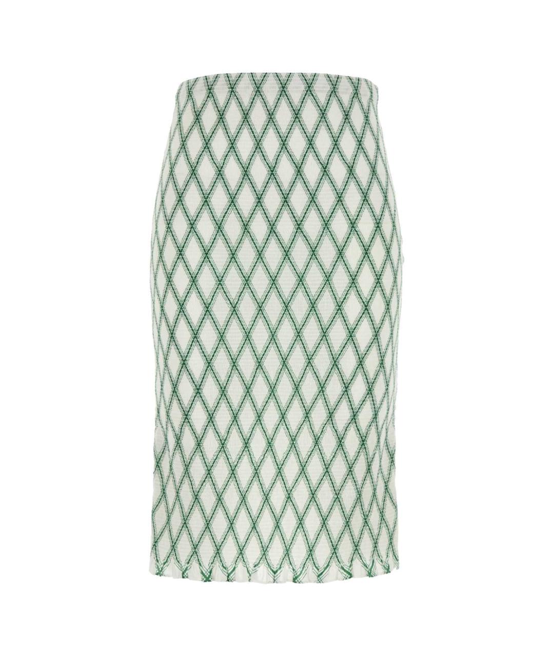 PRADA Мульти хлопковая юбка миди, фото 1