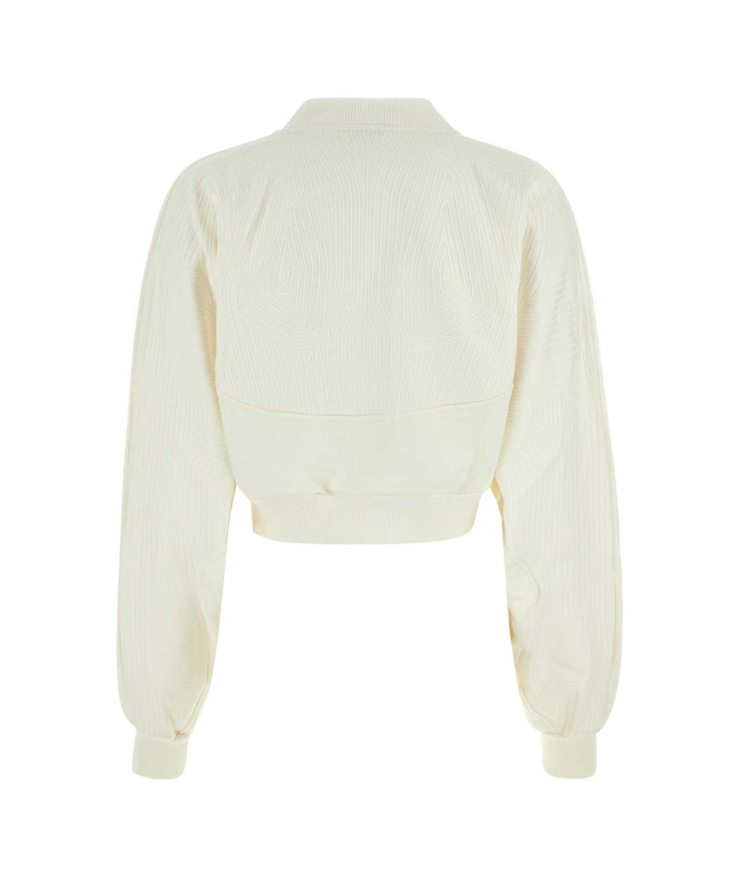 OFF-WHITE Бежевый хлопковый джемпер / свитер, фото 2