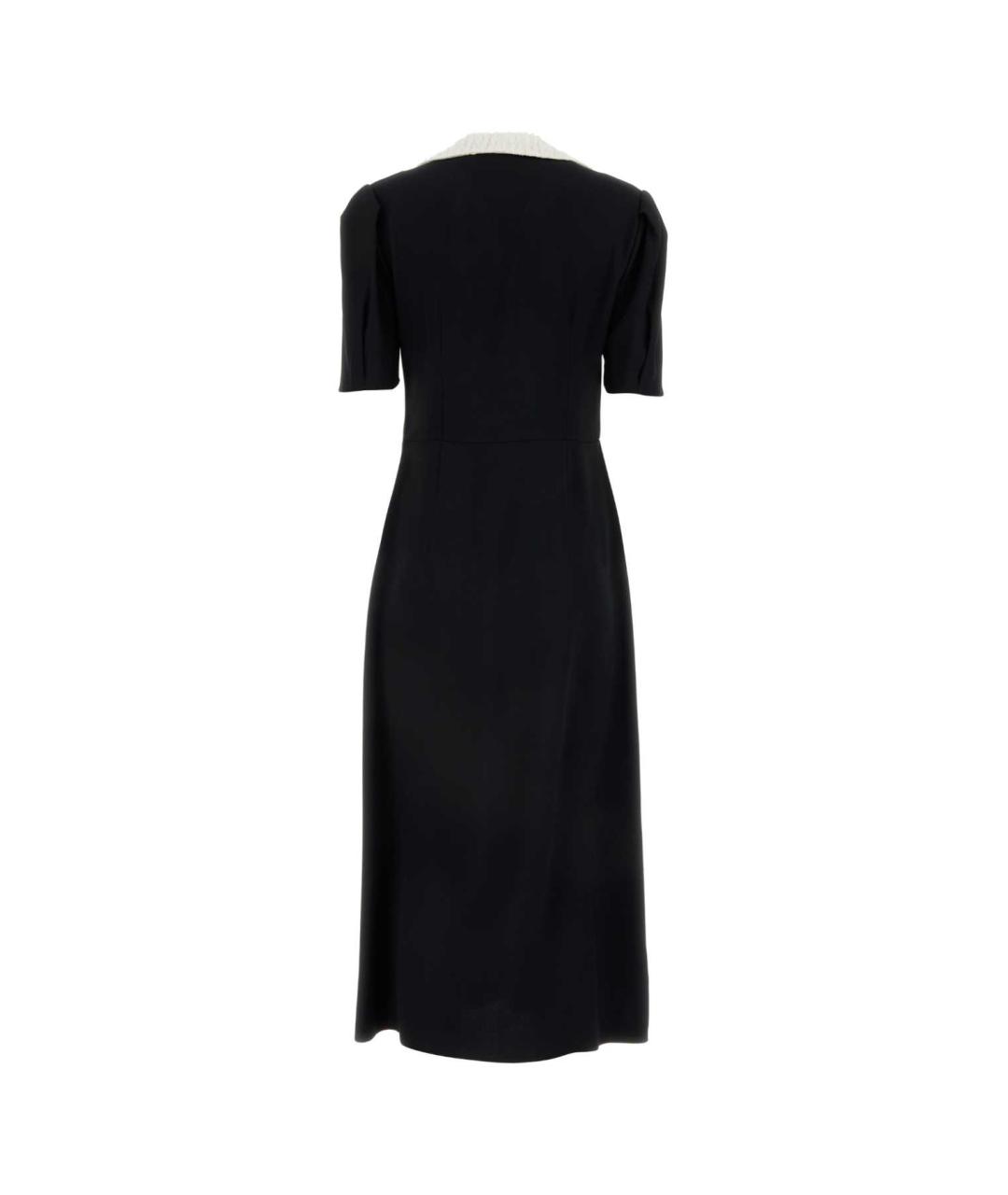 MIU MIU Черное повседневное платье, фото 2