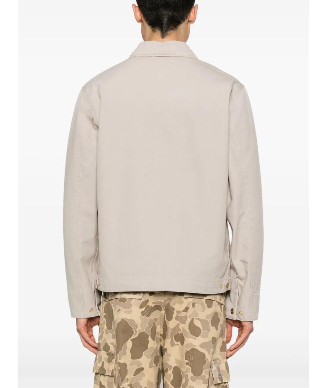 CARHARTT WIP Бежевая хлопковая куртка, фото 4