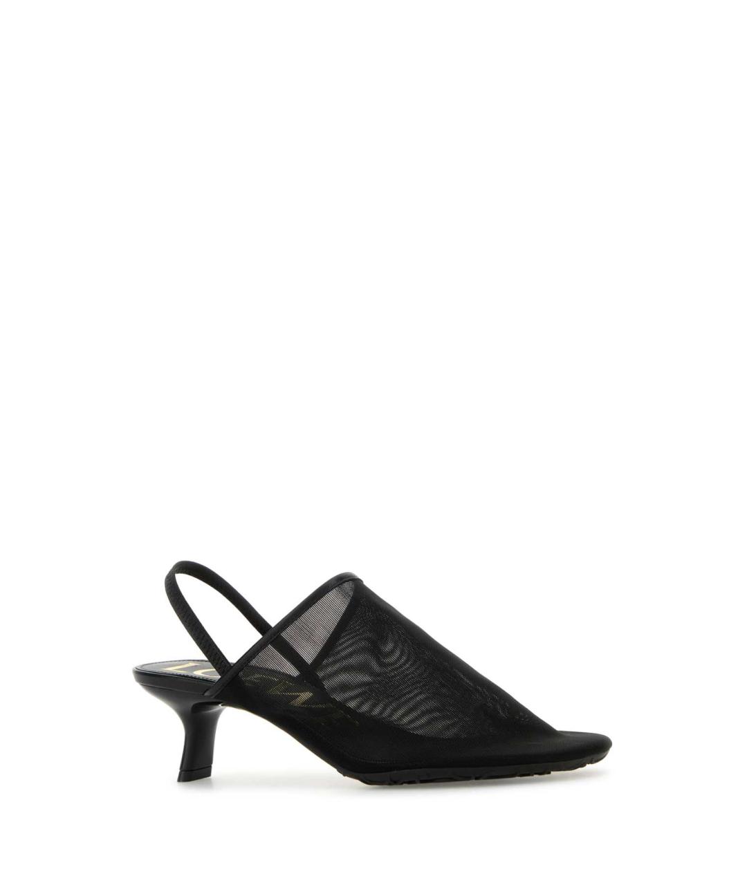 LOEWE Черные кожаные туфли, фото 2