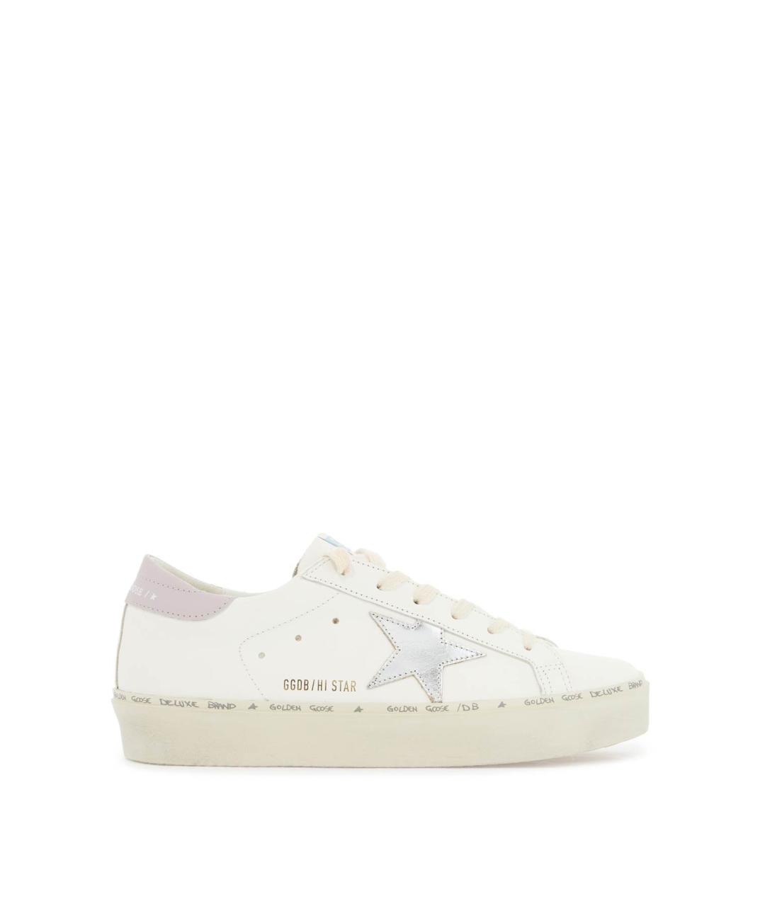 GOLDEN GOOSE DELUXE BRAND Белые кожаные кеды, фото 2