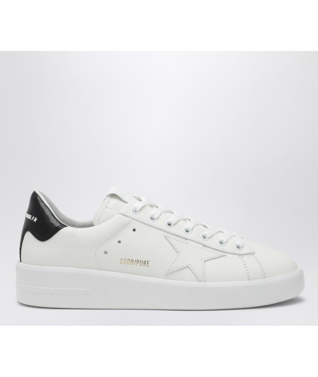 GOLDEN GOOSE DELUXE BRAND Белые кожаные низкие кроссовки / кеды, фото 4