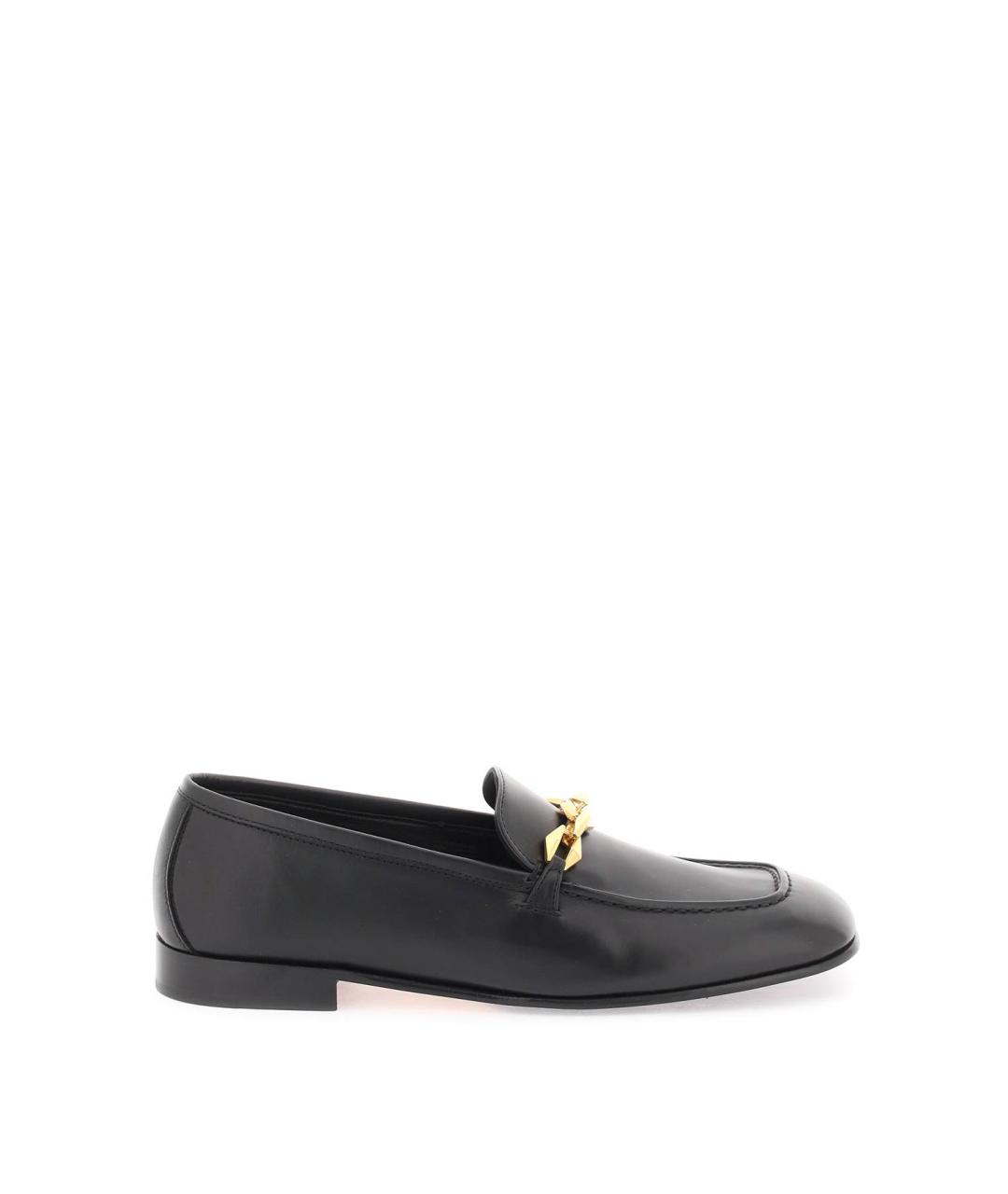 JIMMY CHOO Черные кожаные лоферы, фото 2