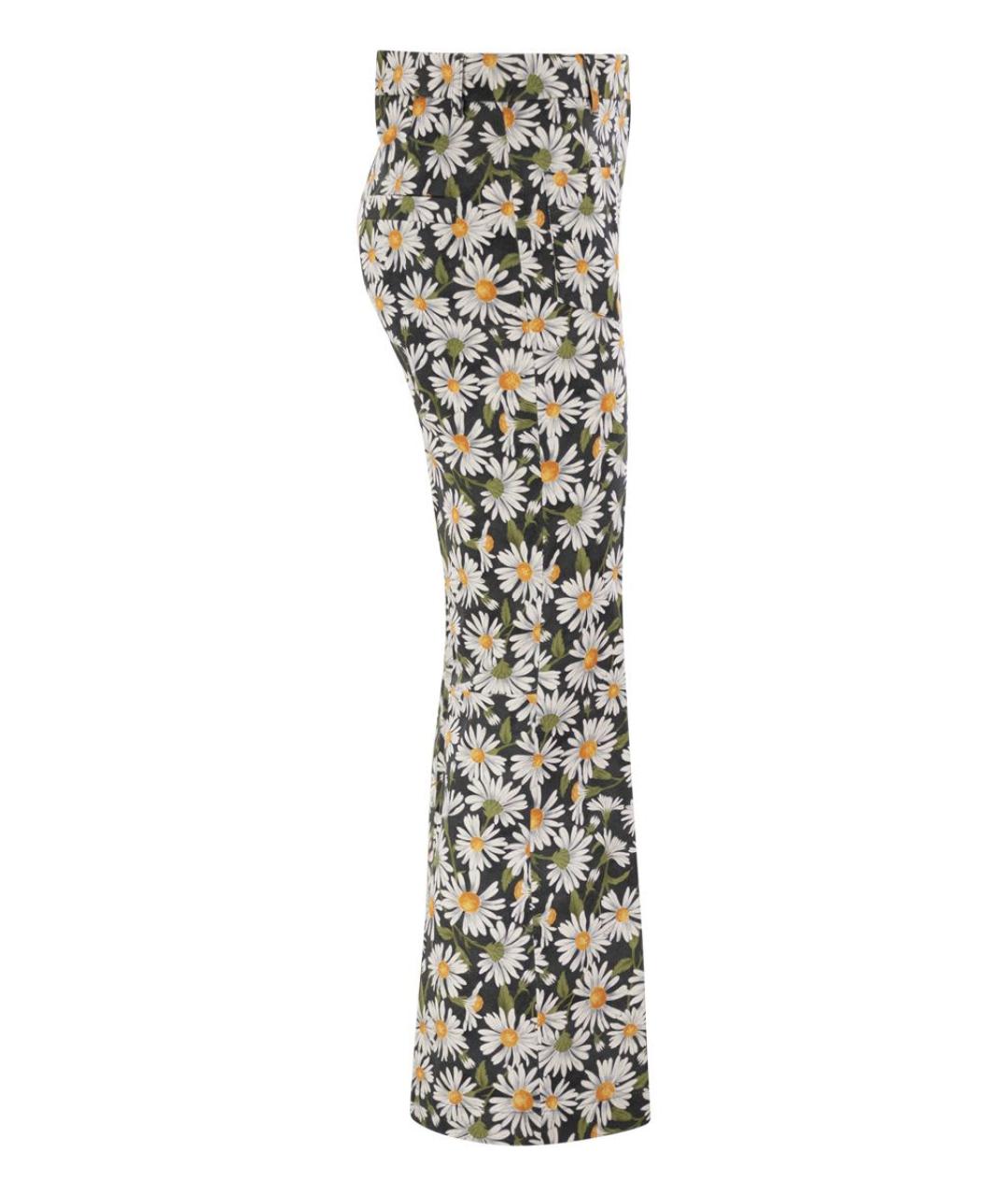 WEEKEND MAX MARA Мульти хлопковые прямые брюки, фото 3
