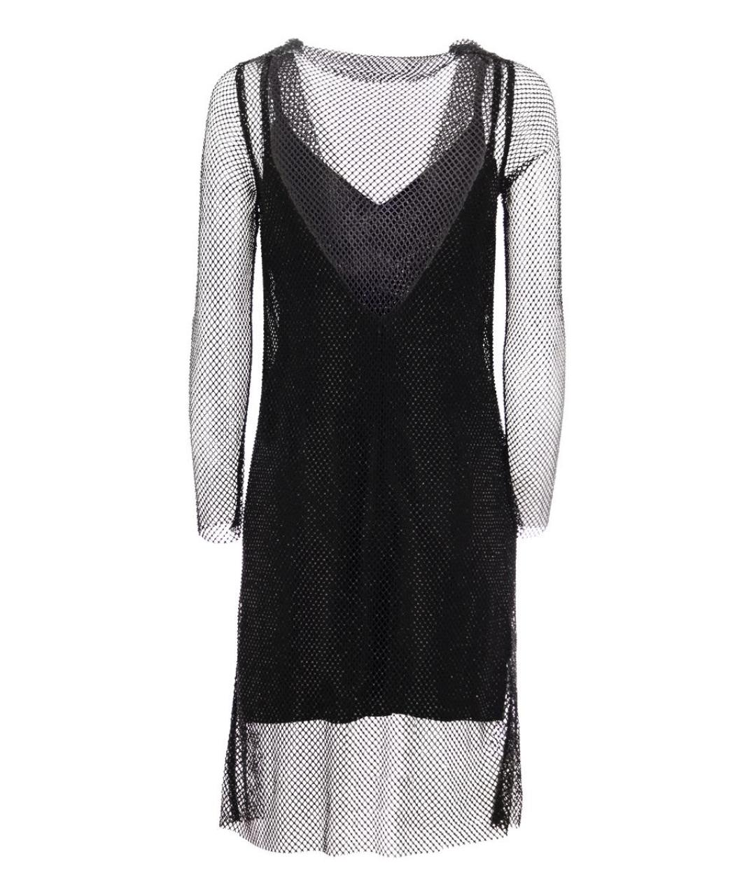MAX MARA Черное полиэстеровое повседневное платье, фото 2