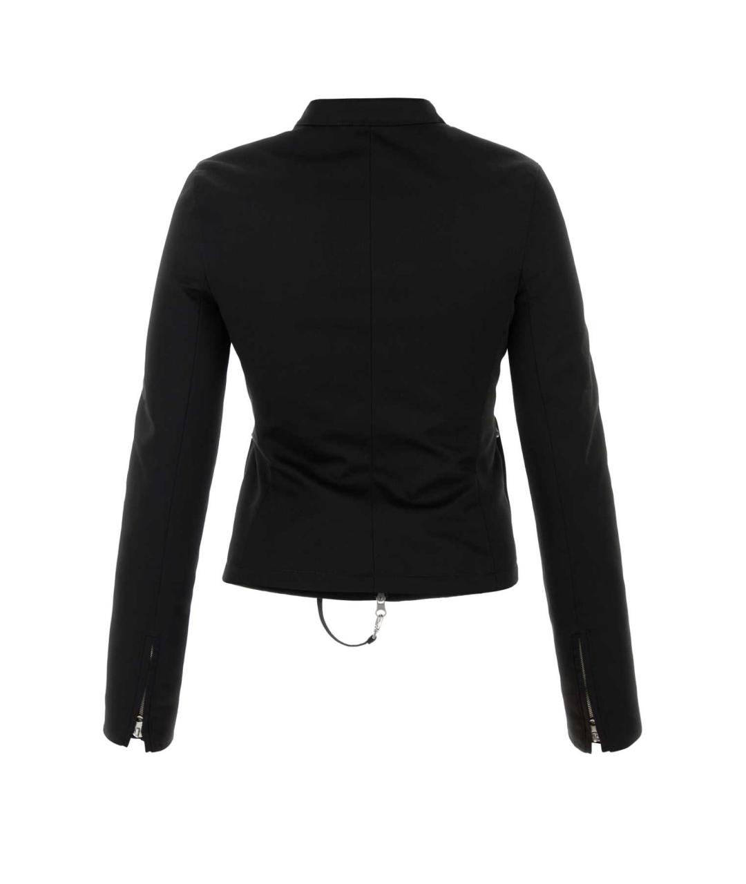 COURREGES Черная хлопковая куртка, фото 2