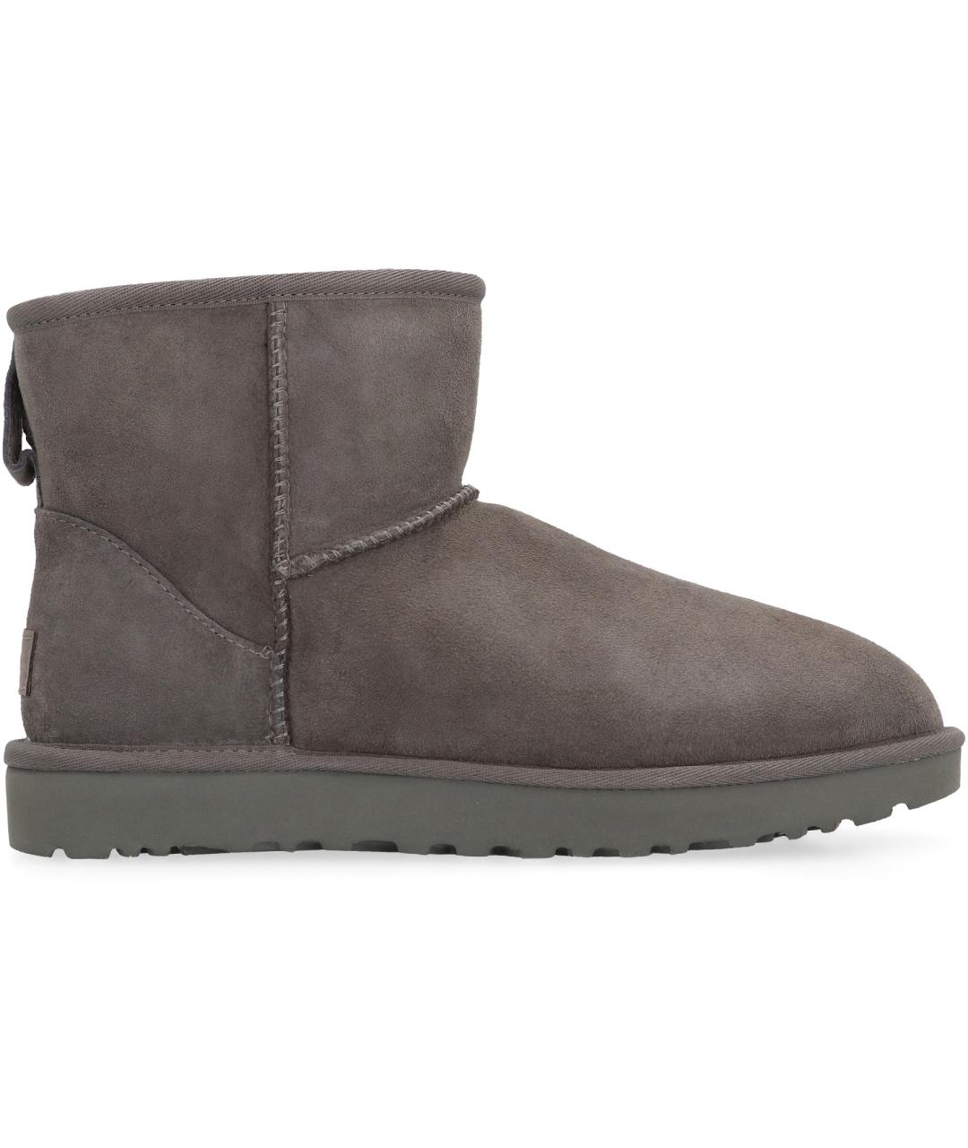 UGG AUSTRALIA Серые замшевые ботинки, фото 2
