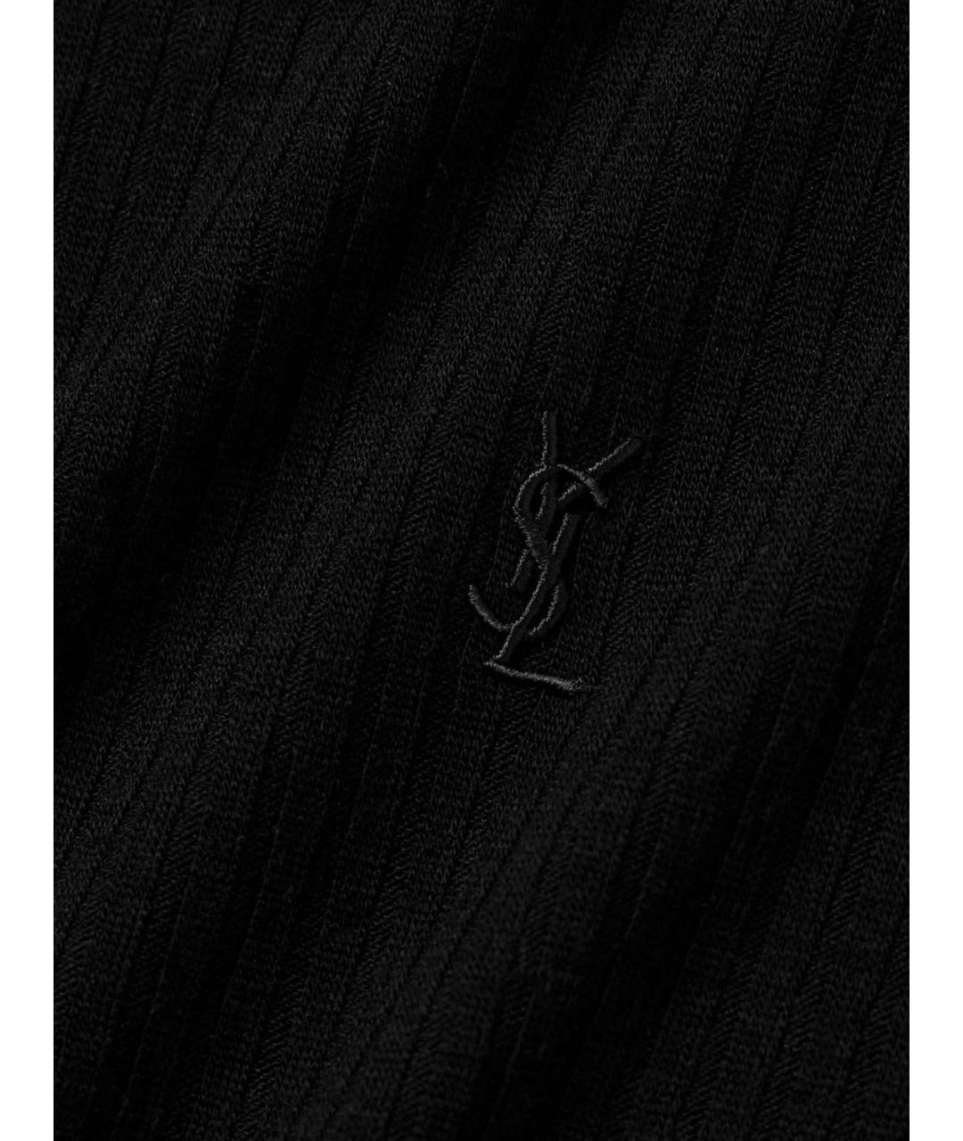SAINT LAURENT Черная майка, фото 5