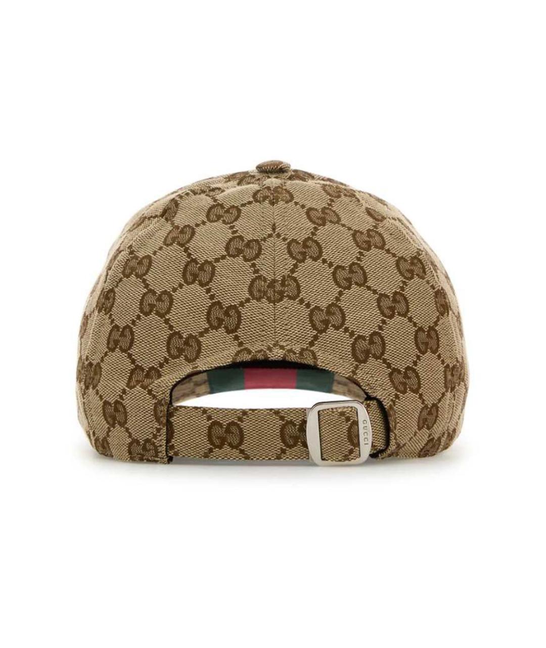 GUCCI Бежевая синтетическая кепка, фото 2