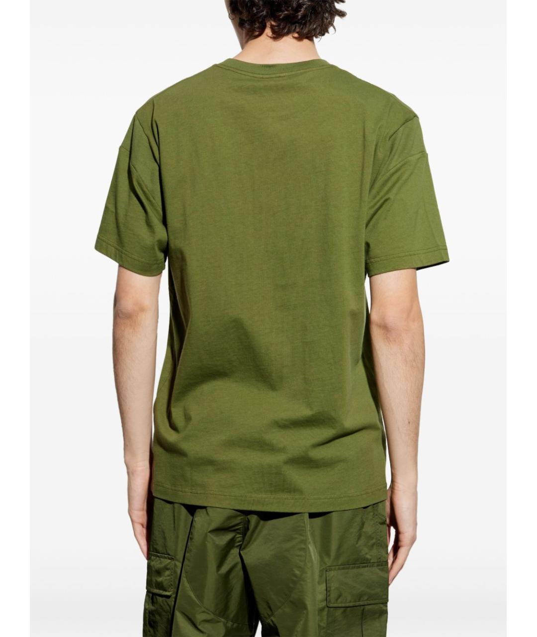 KENZO Зеленая хлопковая футболка, фото 5