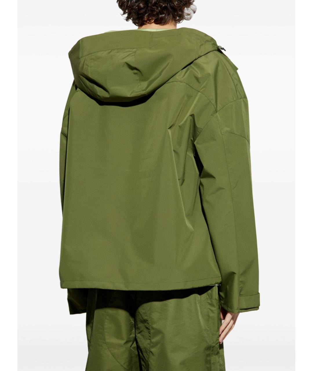 KENZO Зеленая полиэстеровая куртка, фото 3
