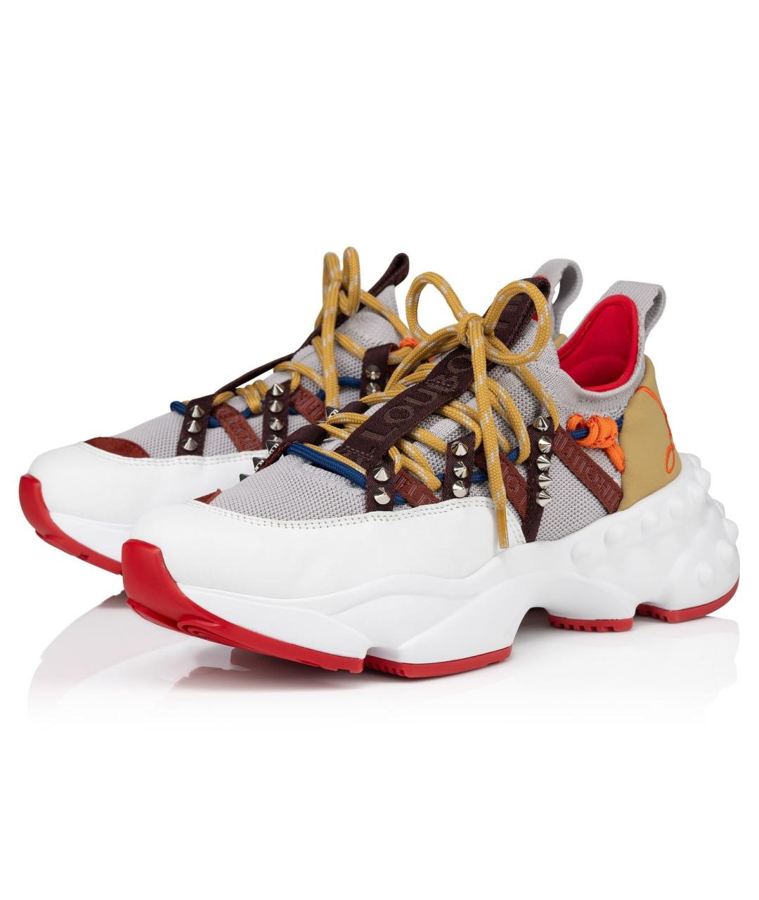 CHRISTIAN LOUBOUTIN Мульти низкие кроссовки / кеды, фото 2