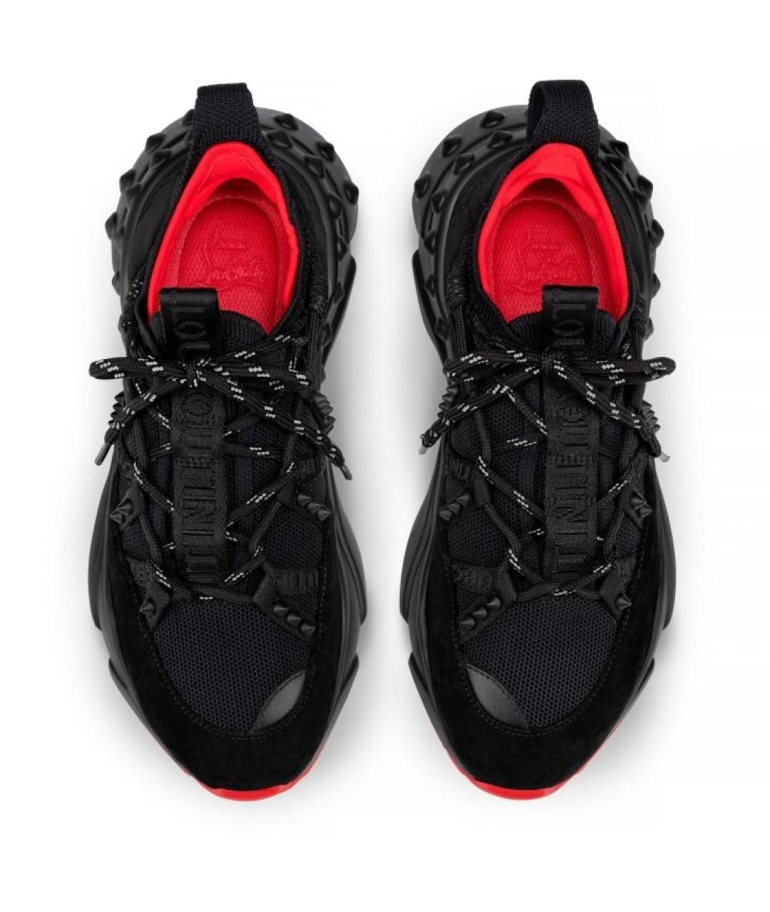 CHRISTIAN LOUBOUTIN Черные кроссовки, фото 4