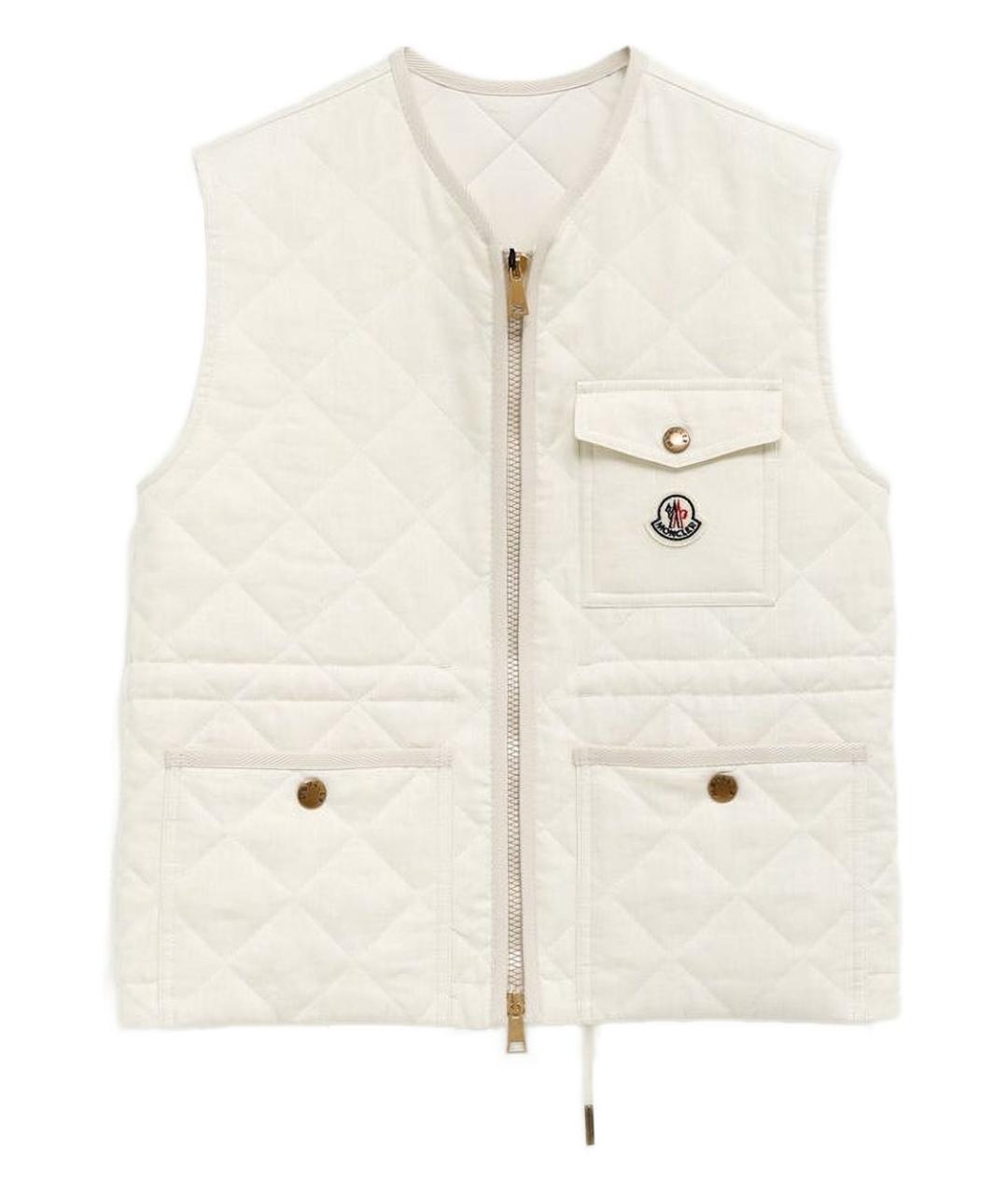 MONCLER Бежевая жилетка, фото 1