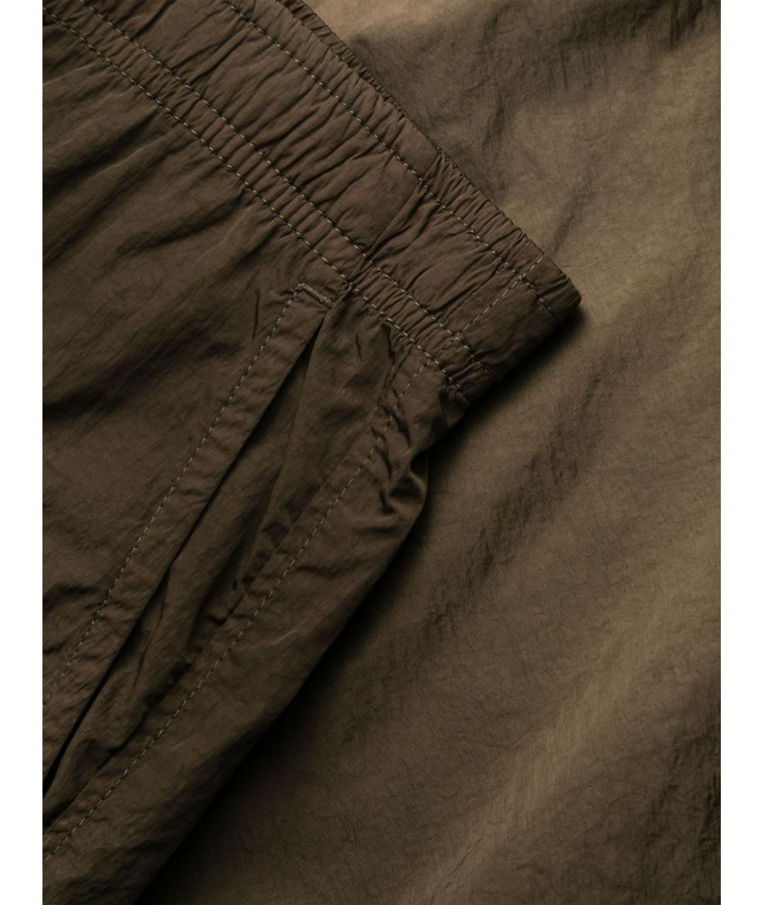 CP COMPANY Коричневые полиамидовые шорты, фото 3