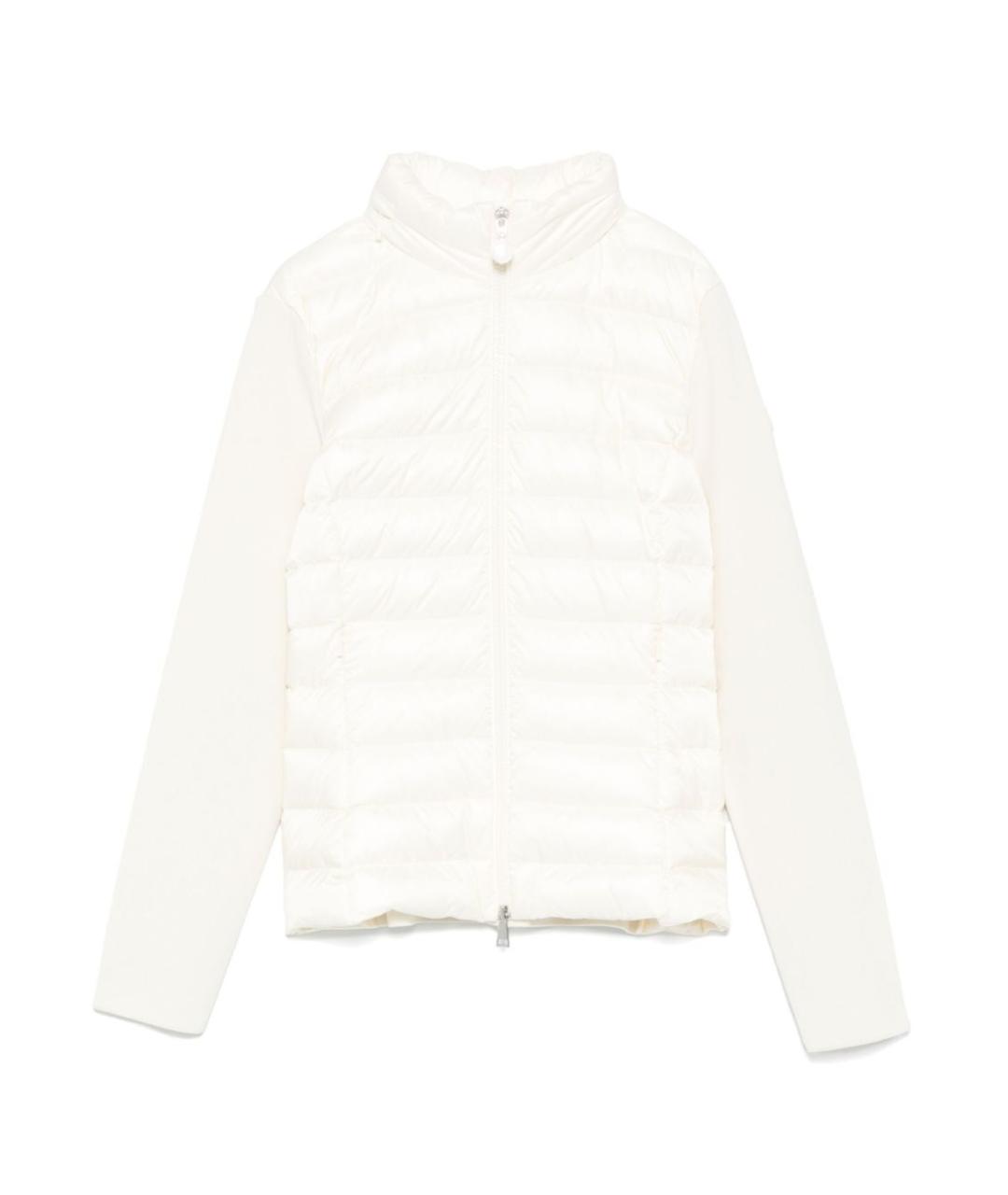 MONCLER Белая шерстяная куртка, фото 1