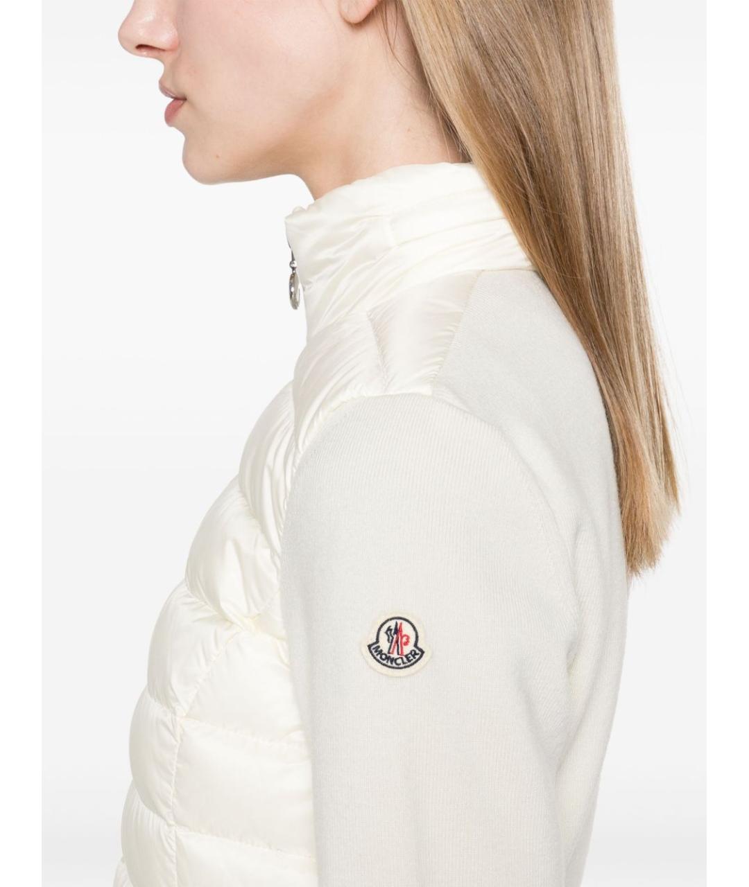 MONCLER Белая шерстяная куртка, фото 2