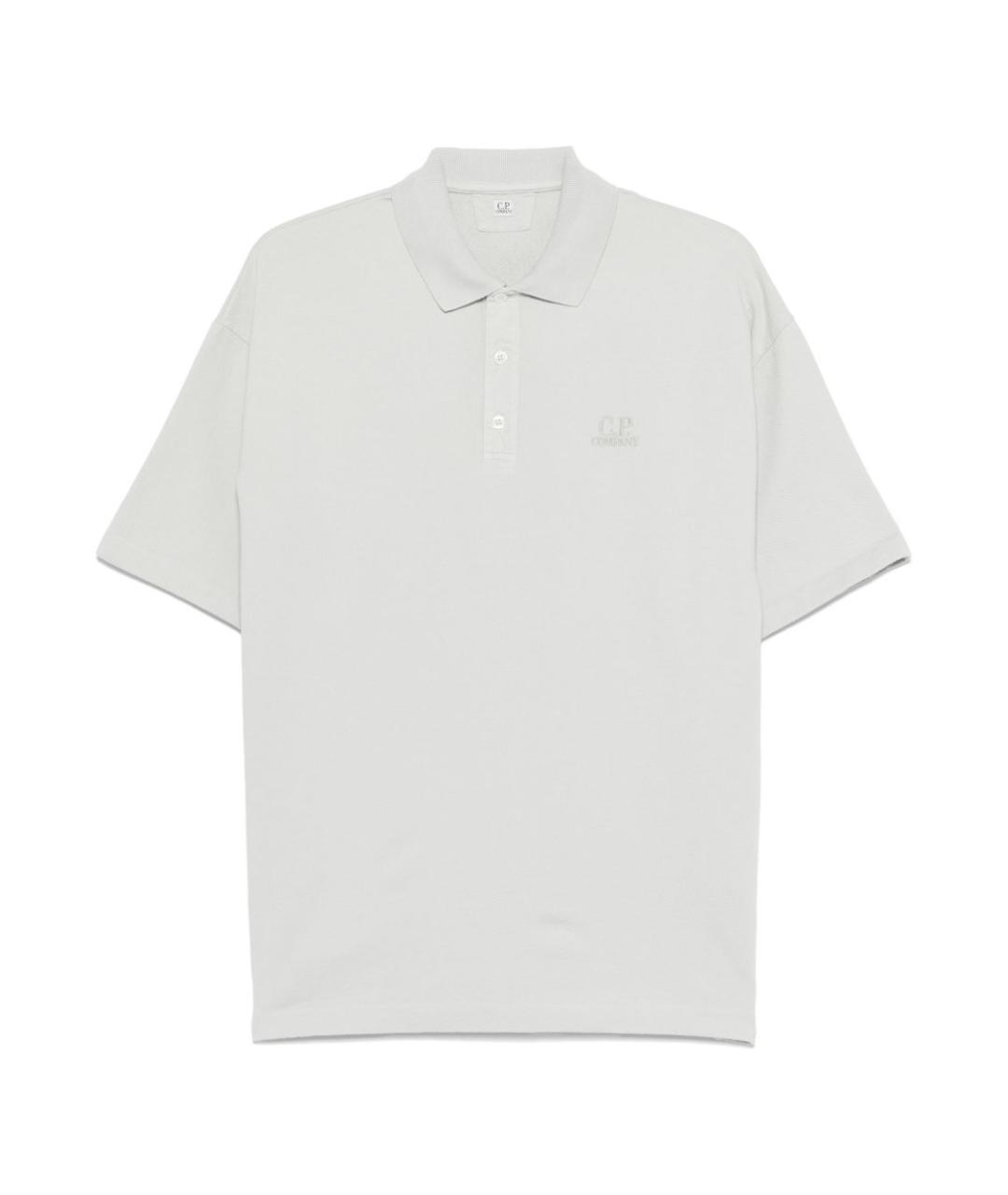 CP COMPANY Белая хлопковая футболка, фото 1