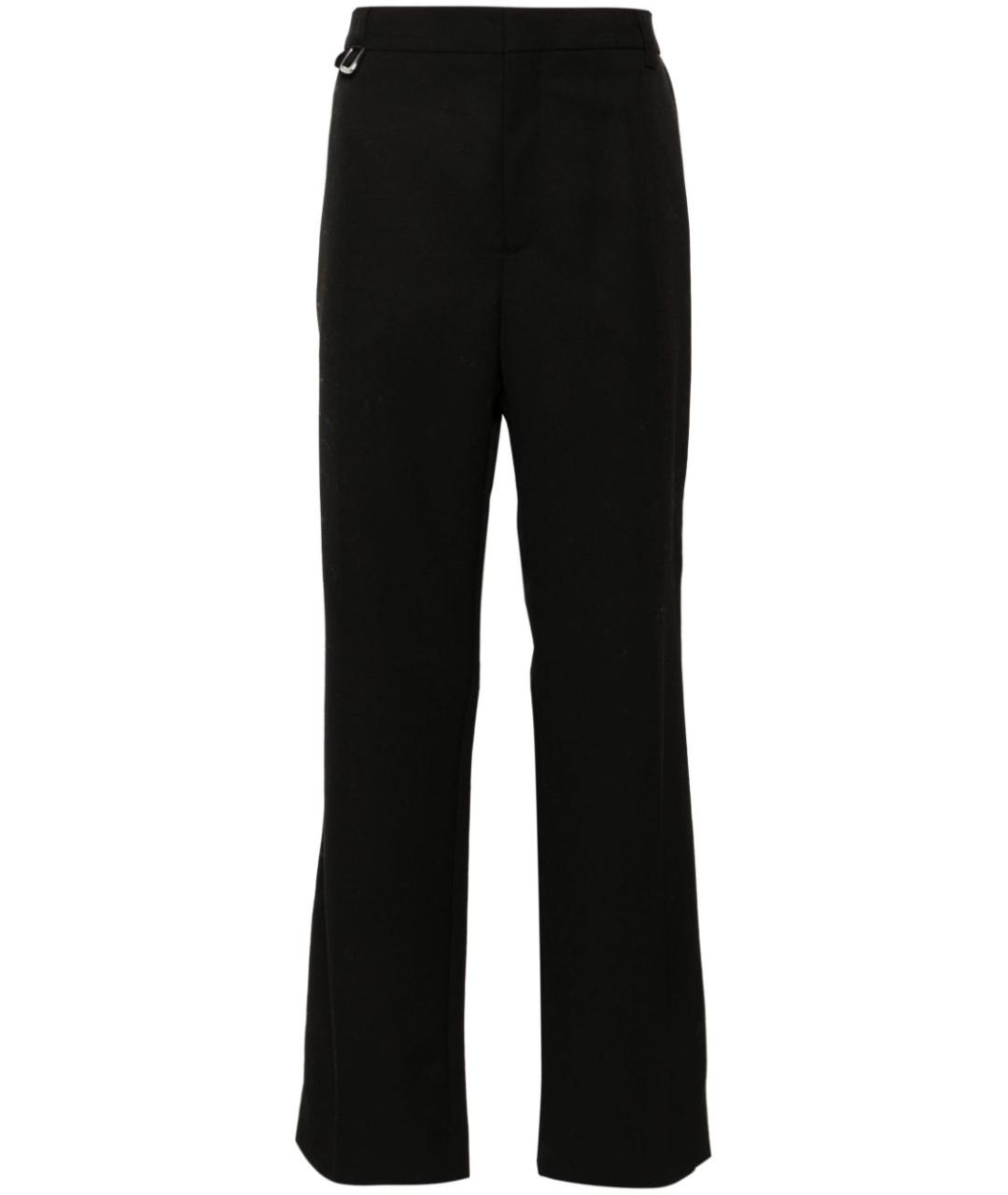 JACQUEMUS Черные шерстяные повседневные брюки, фото 1