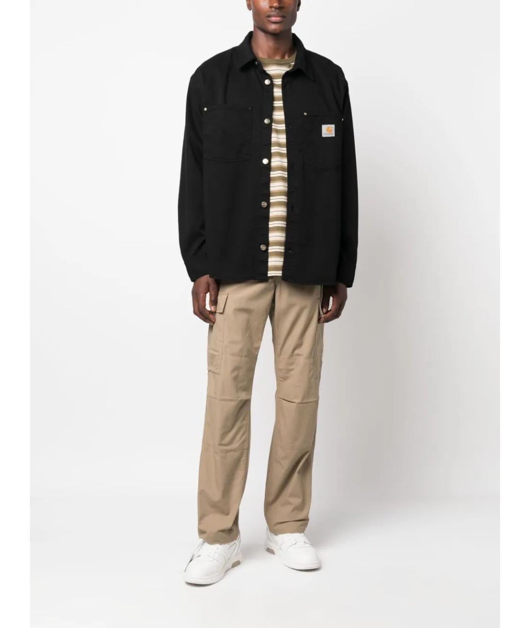 CARHARTT WIP Бежевые полиэстеровые повседневные брюки, фото 2