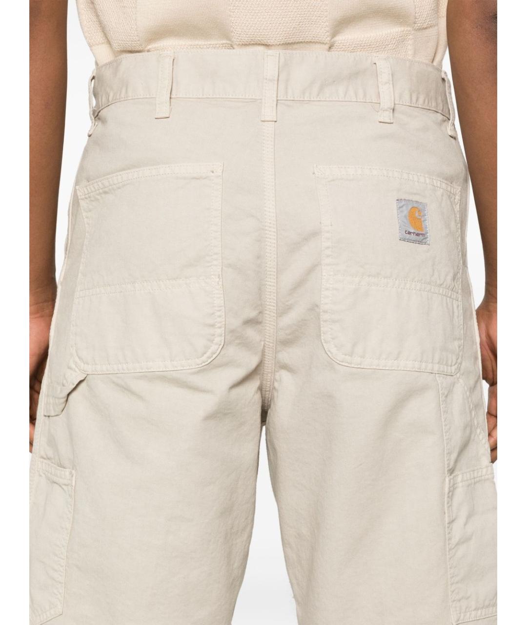 CARHARTT WIP Бежевые хлопковые шорты, фото 2