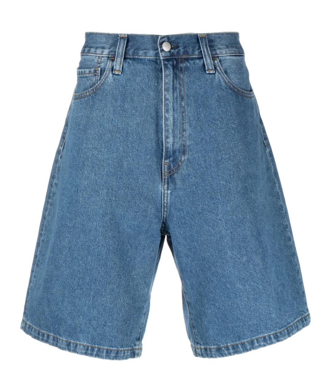 CARHARTT WIP Синие хлопковые шорты, фото 1