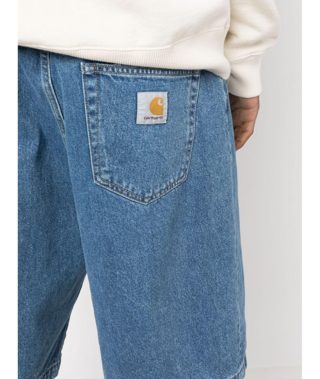CARHARTT WIP Синие хлопковые шорты, фото 2