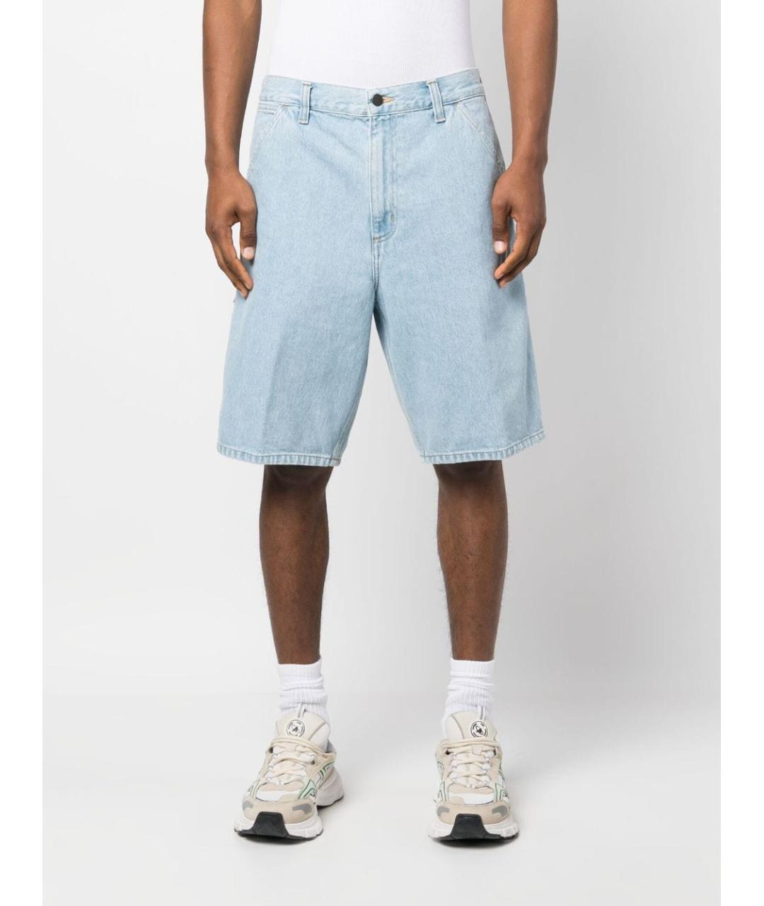 CARHARTT WIP Синие шорты, фото 2