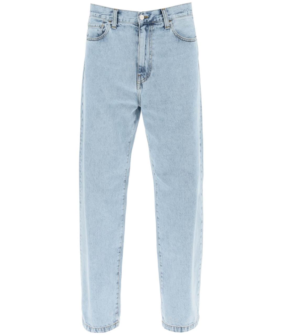 CARHARTT WIP Голубые полиэстеровые повседневные брюки, фото 1