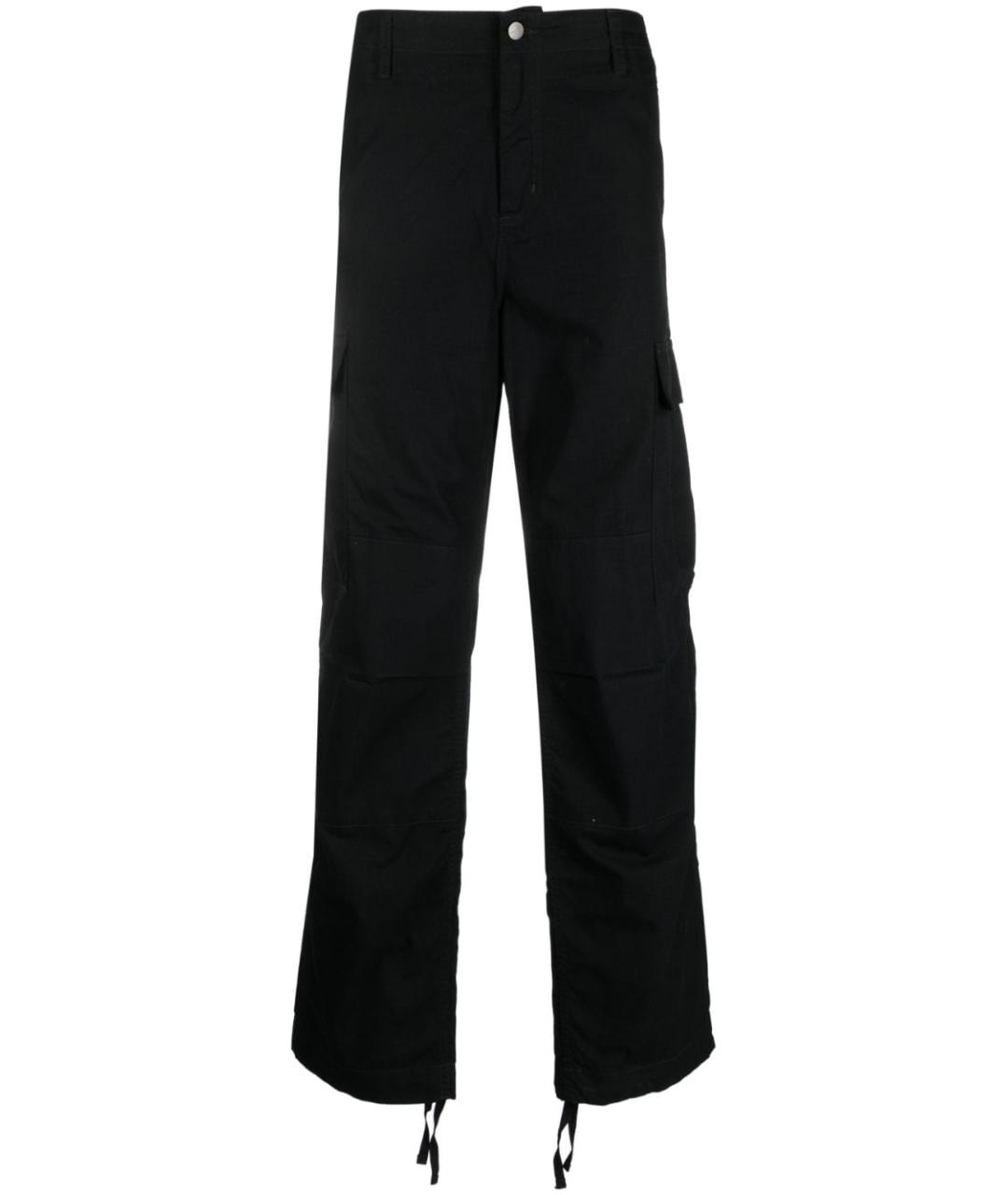 CARHARTT WIP Черные хлопковые повседневные брюки, фото 1