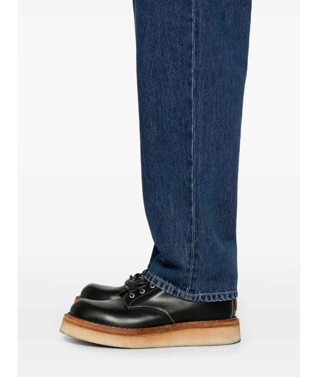 CARHARTT WIP Синие полиэстеровые повседневные брюки, фото 4